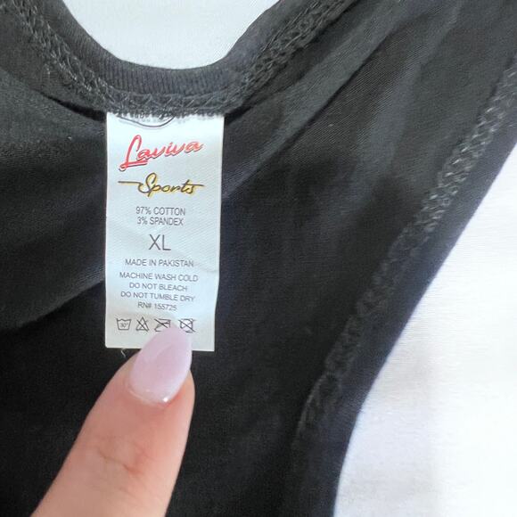 ✨San Francisco 49ers Women’s Tank Top XL Black Racerback Football Lips Graphic - Picture 5 of 5